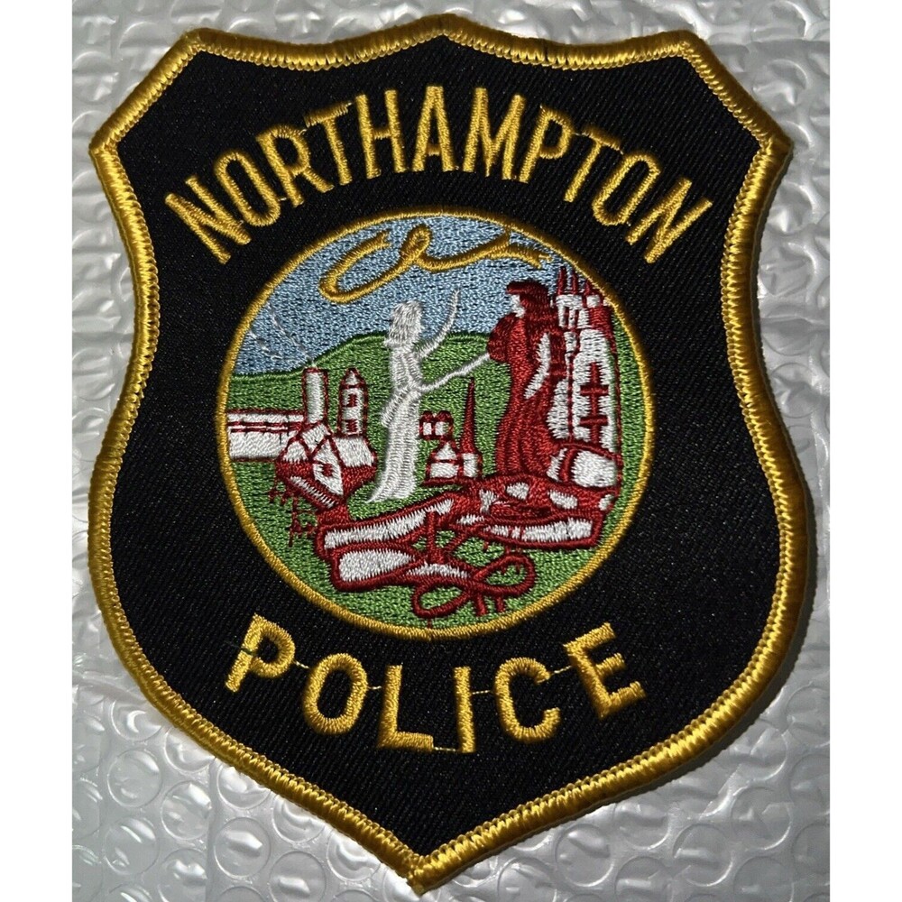 Northampton Police New Hampshire Vintage Uniform Patch NEW 5x4 Retired